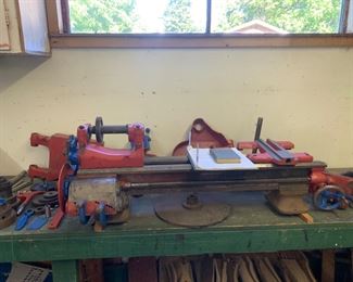 Vintage Machine Lathe-Disassembled