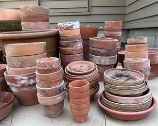 Assortment of Terracotta Pots