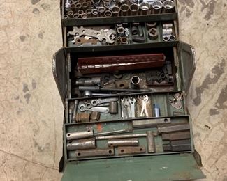 Old School Tiered Loaded Toolbox