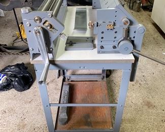 Sheet Metal Brake and Forming Roller