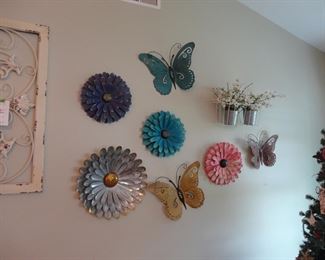 Metal Wall Art (Butterflies all sold)