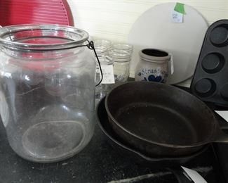 Assorted Cast Iron skillets/Pots and Pans