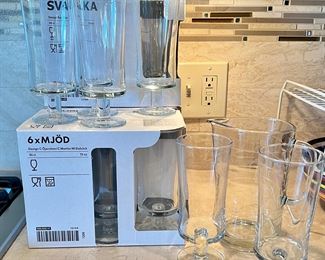 New in Box Ikea Drinking Glasses