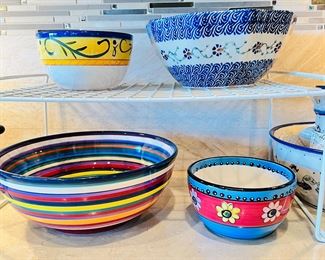 Colorful Serving Bowls