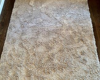 Soft Beige/Gray Rug- 84" x 60"
