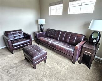 Leather Furniture made in Italy, purchased at Macy's