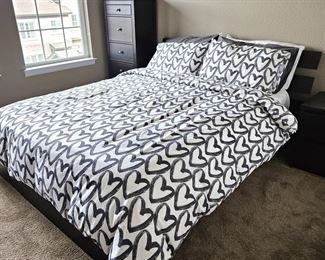 IKEA Gray on White Bedding