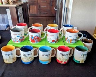 Collectible Starbucks "You are Here" Mugs from around the world (With Box)