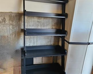 Pottery Barn Black Ladder Boof Shelf