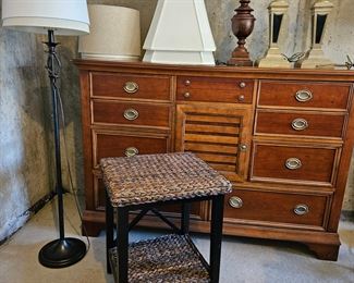 Assorted Lamps and furniture