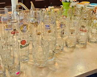 Glass Beer Steins