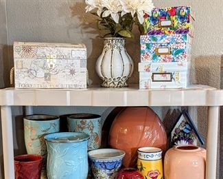 Decorative Storage Boxes and Vases