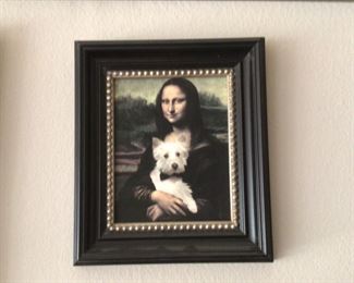 Mona Lisa and her pup