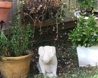 Pots and fairy garden stuff