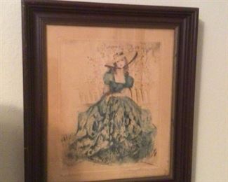 vintage hand colored ephemora