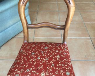 pair of balloon back chairs