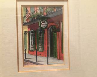 New Orleans street scene by Gail Bryant Fille c.2003