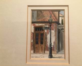 New Orleans Bourbon St. by Gail Bryant Fille