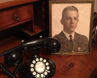 Cool telephone and vintage photos