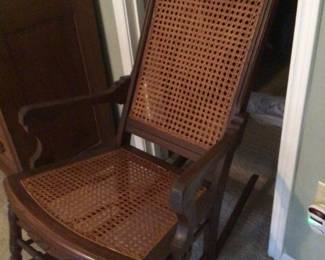 Caned rocker