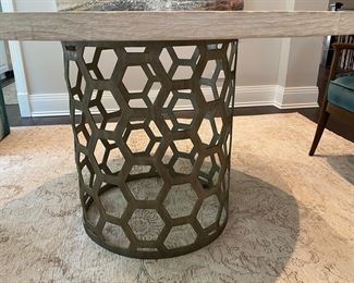 Now $1,650.00 - Was $2,400.00  Mr. Brown of London “Angeline” Dining table  30"h x 54" diameter (Retails for $5,800.00)