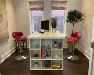  Pottery Barn Bedford Project Table                                    38"h x 55" long x 38"w