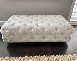 Now $455.00 - Was $650.00 Custom tufted ottoman/bench 19"h x 60" long x 30"d