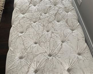 Now $455.00 - Was $650.00 Custom tufted ottoman/bench 19"h x 60" long x 30"d