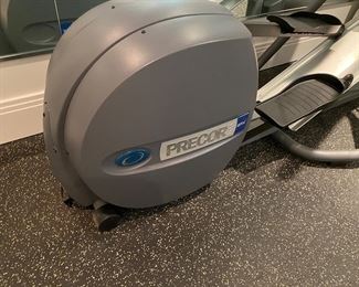  Crate and Barrel "Collina" copper top dining table 30"h x 46" diameter 