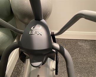  Crate and Barrel "Collina" copper top dining table 30"h x 46" diameter 