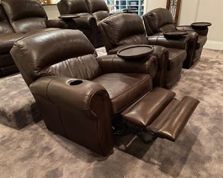 Now $595.00 - Was $850.00 each Motorized leather recliner - 3 available  38"h x 42"w x 42"d                             *must be professionally removed
