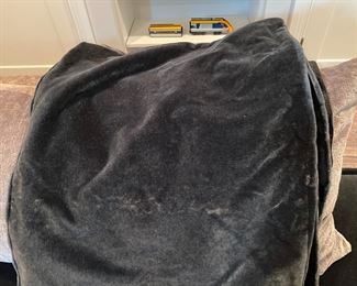 Now $455.00 - Was  $650.00 Custom mohair sectional sofa  104" x 66" Has has additional back cushion covers to change the look