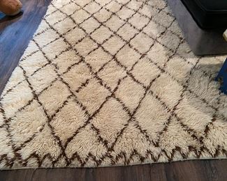 Now $315.00 - Was $450.00  Pottery Barn Moroccan-style rug  8' x 11'