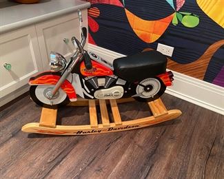  Junior's  first Harley... 