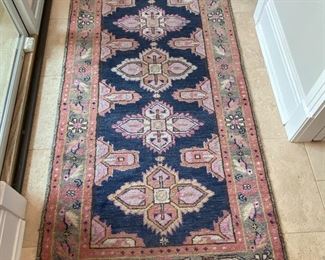  Caitlin Wilson "Kismet"  hand knotted rug         7' x 3'