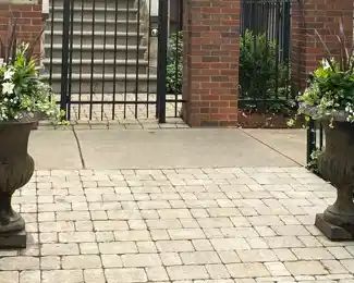 Cast iron planter urns - 4 available                                      31.5"h x 24" diameter