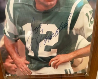 Now $35.00 - Was $50.00 Signed Joe Namath photo 13"h x 10.5"w