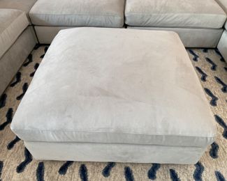 Now $2,240.00 - Was $3,200.00 Beautiful Room and Board 6 piece sectional sofa & ottoman - dove gray microfiber  110" x 150" x 65"