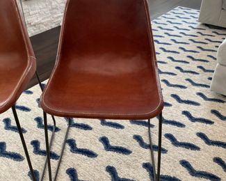  Eight Sol x Luna leather dining chairs 