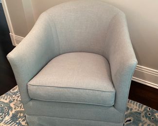 Pair Crate & Barrel swivel rockers    31"h x 29"w x 34"d