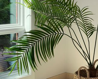 Now $88.00 - Was $125.00 Faux plant in basket 