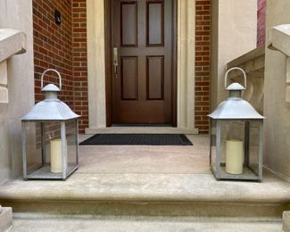 Now $195.00 - Was $285.00  Pr. Napa Home & Garden lanterns  23"h