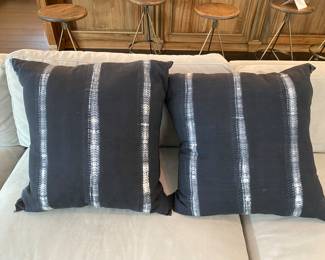 Now $87.00 - Was $125.00 Pair Jayson Home pillows 22" square