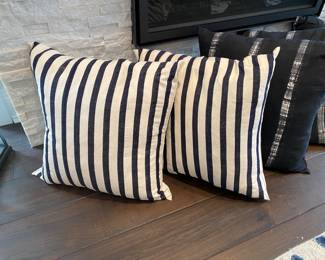 Now $87.00 - Was $125.00 Pair Jayson Home pillows 22" square