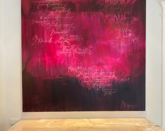 $5,000.00 Francine Turk painting on canvas  6' x 6' 