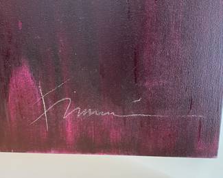 $5,000.00 Francine Turk painting on canvas  6' x 6' 