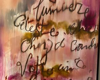$2,800.00 Francine Turk painting on canvas                       41"h x 35"w