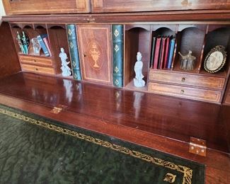 Secretary Desk w/ Hutch, 37” w x 83” h x 20” d