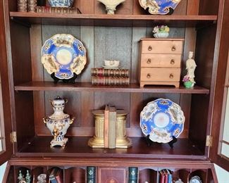 Secretary Desk w/ Hutch, 37” w x 83” h x 20” d