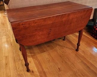 Drop-Leaf Console/Dining Table, Folded: 19 1/2” w x 29” h x 38” d Extended: 41 1/2” w x 29” h x 38” d